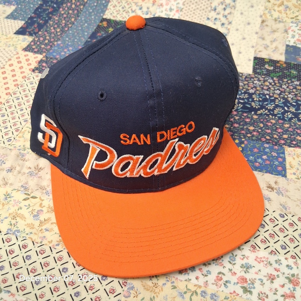 Vintage San Diego Sports Specialties Snapback Script Hat The Twill NWT Deadstock
